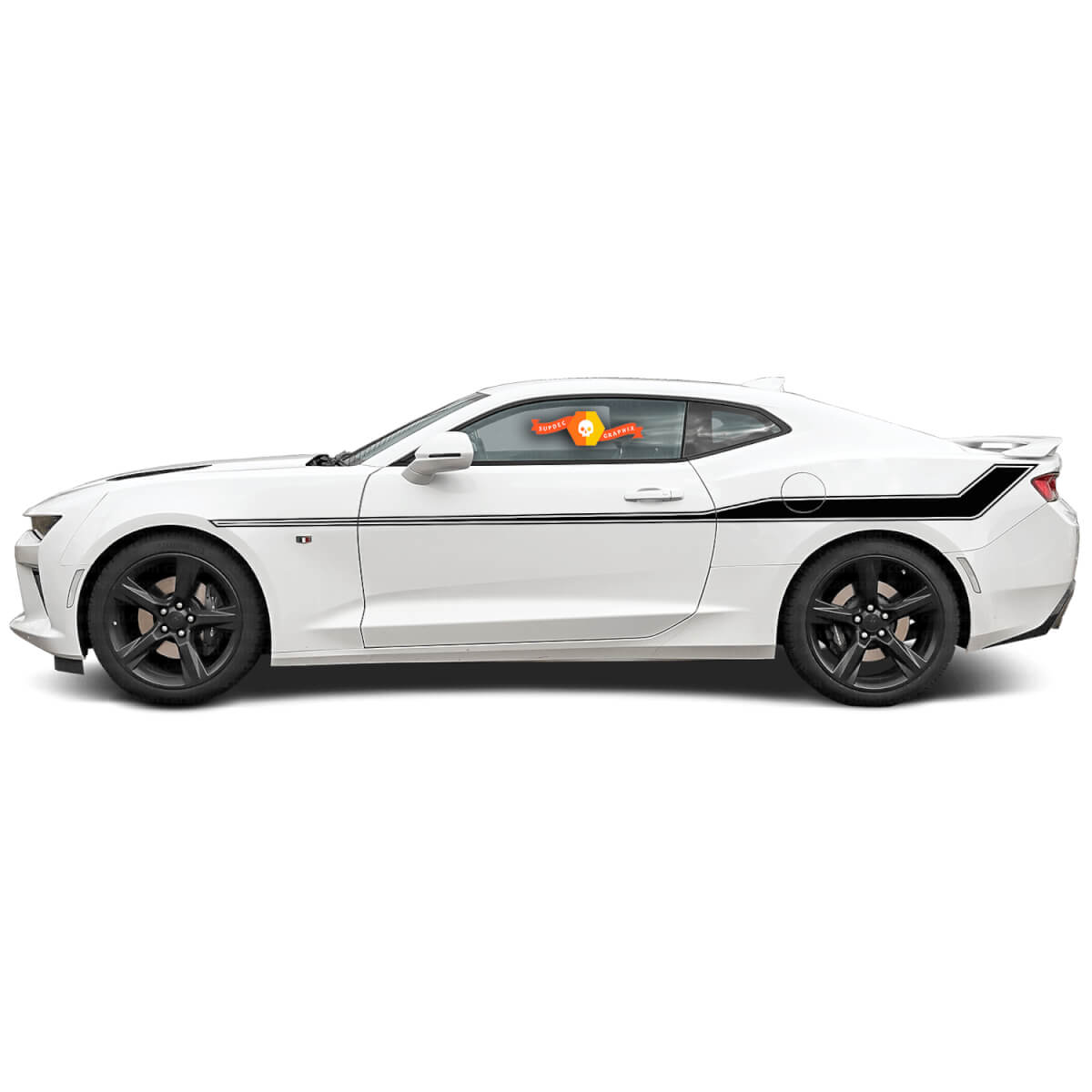2014 2015 Chevy Camaro Side Hockey Stick Rally Bodyline Stripes Adesivi Decalcomanie Sport

