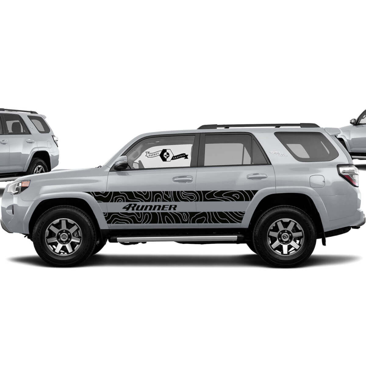 Adesivo per decalcomanie grafiche Toyota 4Runner TRD 4Runner Adesivi per decalcomanie in vinile per porte laterali
