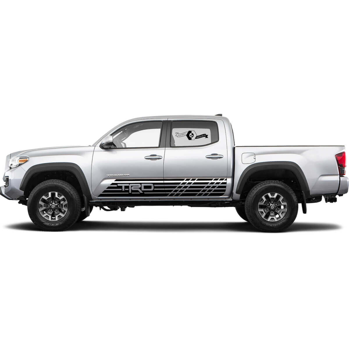 Adesivo in vinile laterale TRD Off Road Sport Pro Lines per Toyota Tacoma
