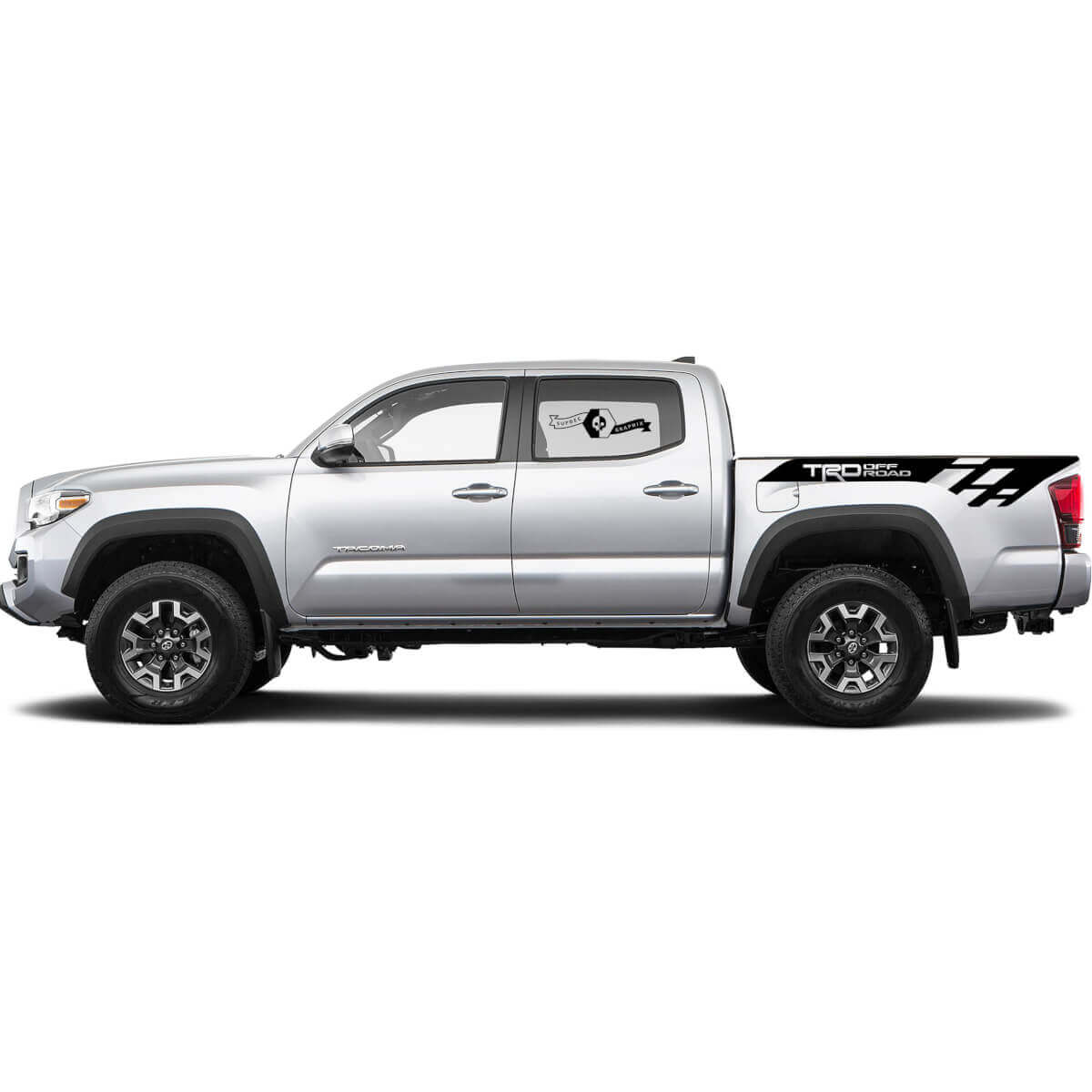 2 Kit adesivi Decal per Toyota Trd Off-Road Modern Tacoma Adesivo Letto Adesivo Grafico Laterale WRAP
