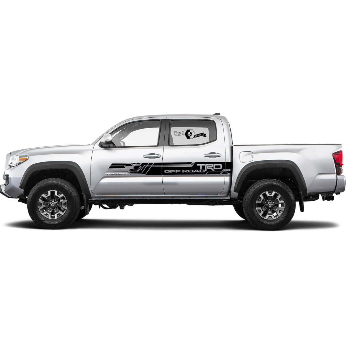 Kit adesivo a striscia porta stile TRD Off Road per Toyota Tacoma