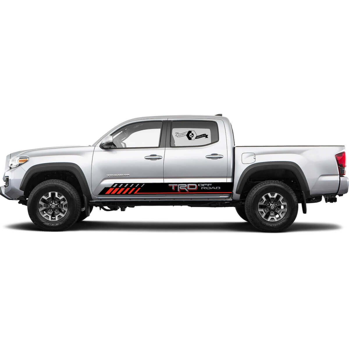 Adesivo Laterale in Vinile Stile Off Road TRD per Toyota Tacoma 2016-2019