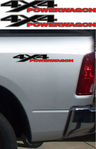 Kit di Adesivi in Vinile per Sponda Cassone 4x4 Power Wagon per Dodge Ram
