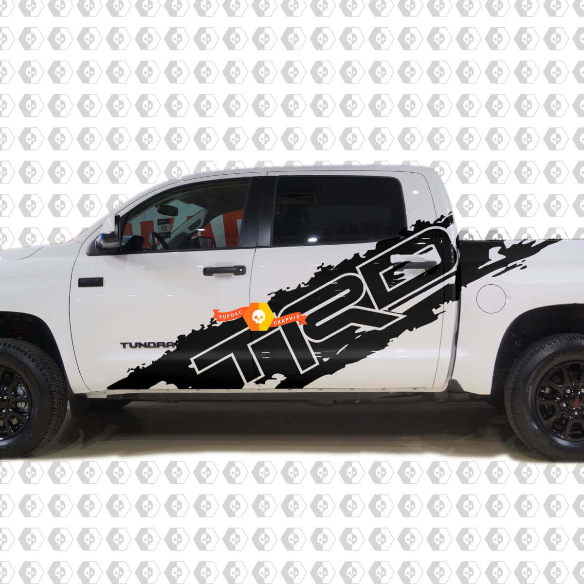Kit di Adesivi Laterali Splash Stile TRD per Toyota Tundra