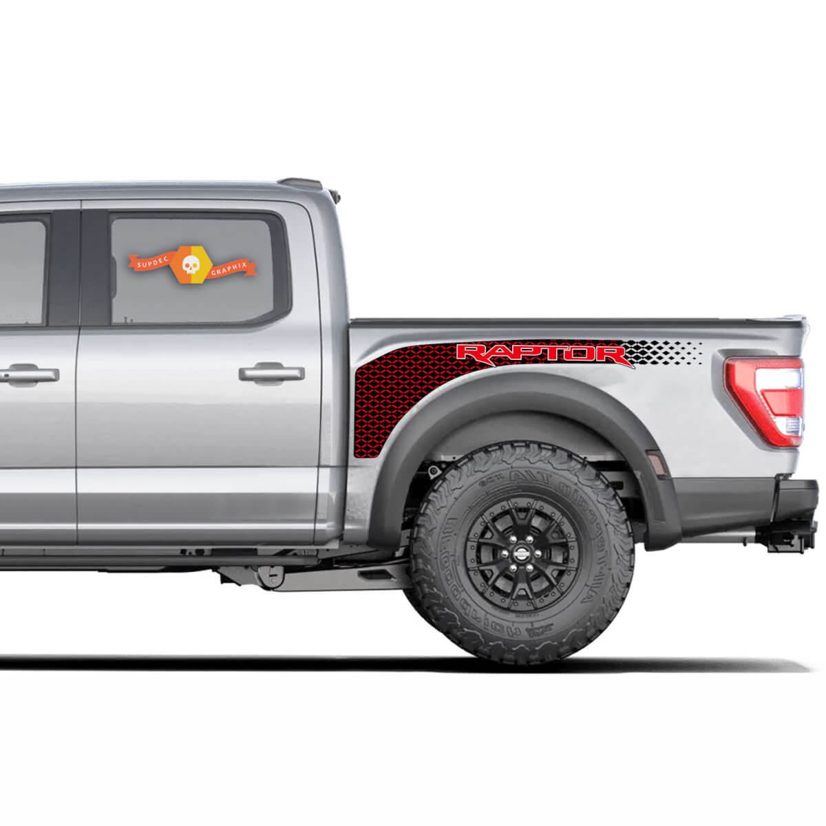 2022 F-150® Raptor e altri anni Tracery Splash Side Led Decal Adesivo Vinyl Graphics