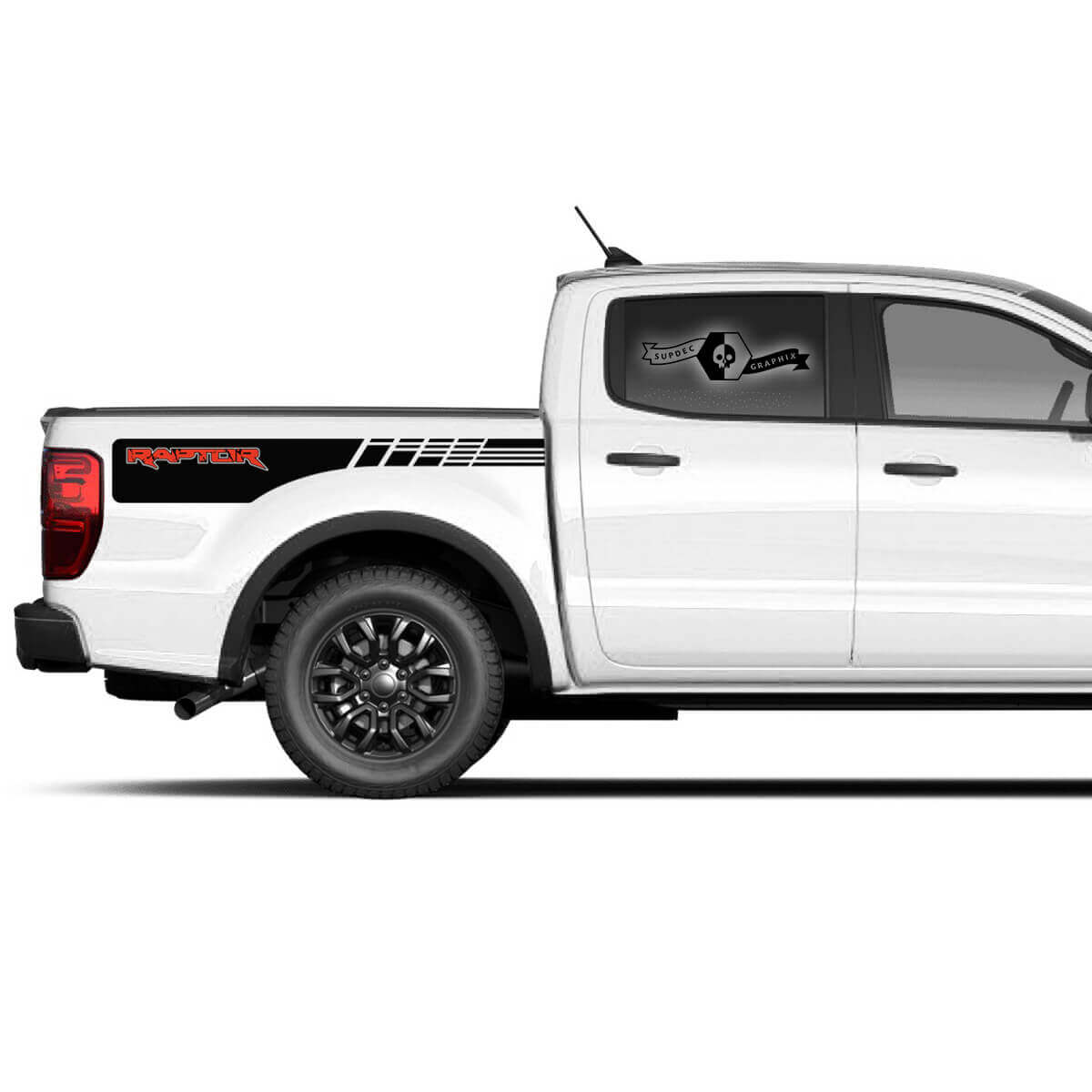 Coppia adesivi grafici laterali del logo Musclecar truck power truck 2020-2022
