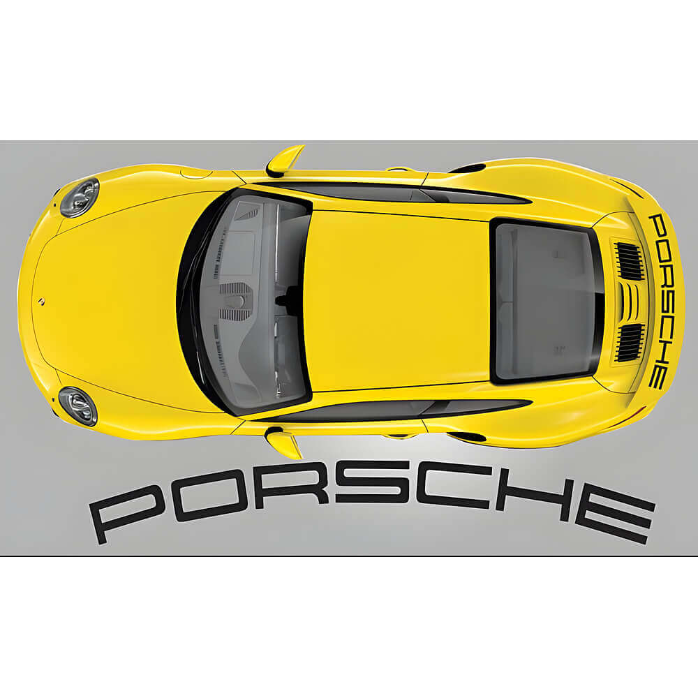 Strisce Adesive Decalcomania Aletta Posteriore Racing Porsche 911 991 Turbo