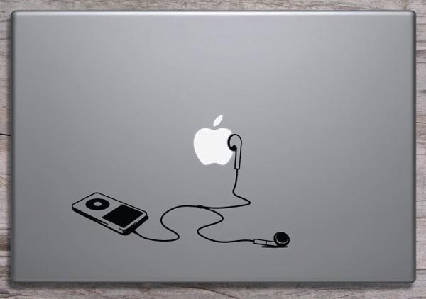 Adesivo decalcomania vintage per iPod per laptop MacBook
