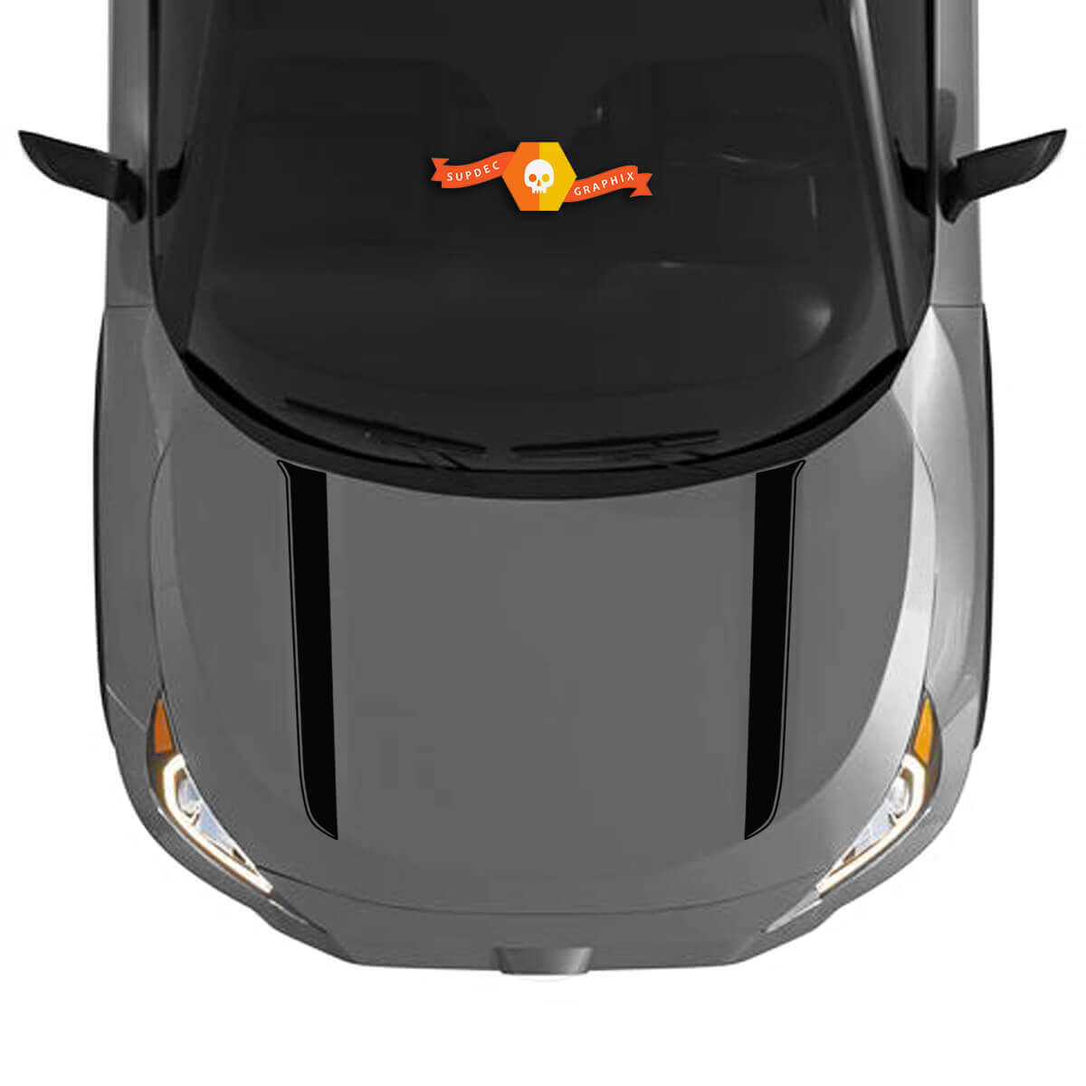 Nuovo adesivo grafico per decalcomanie con enfasi sul cofano adatto a Toyota RAV4 2019 - 2022 adesivo in vinile
