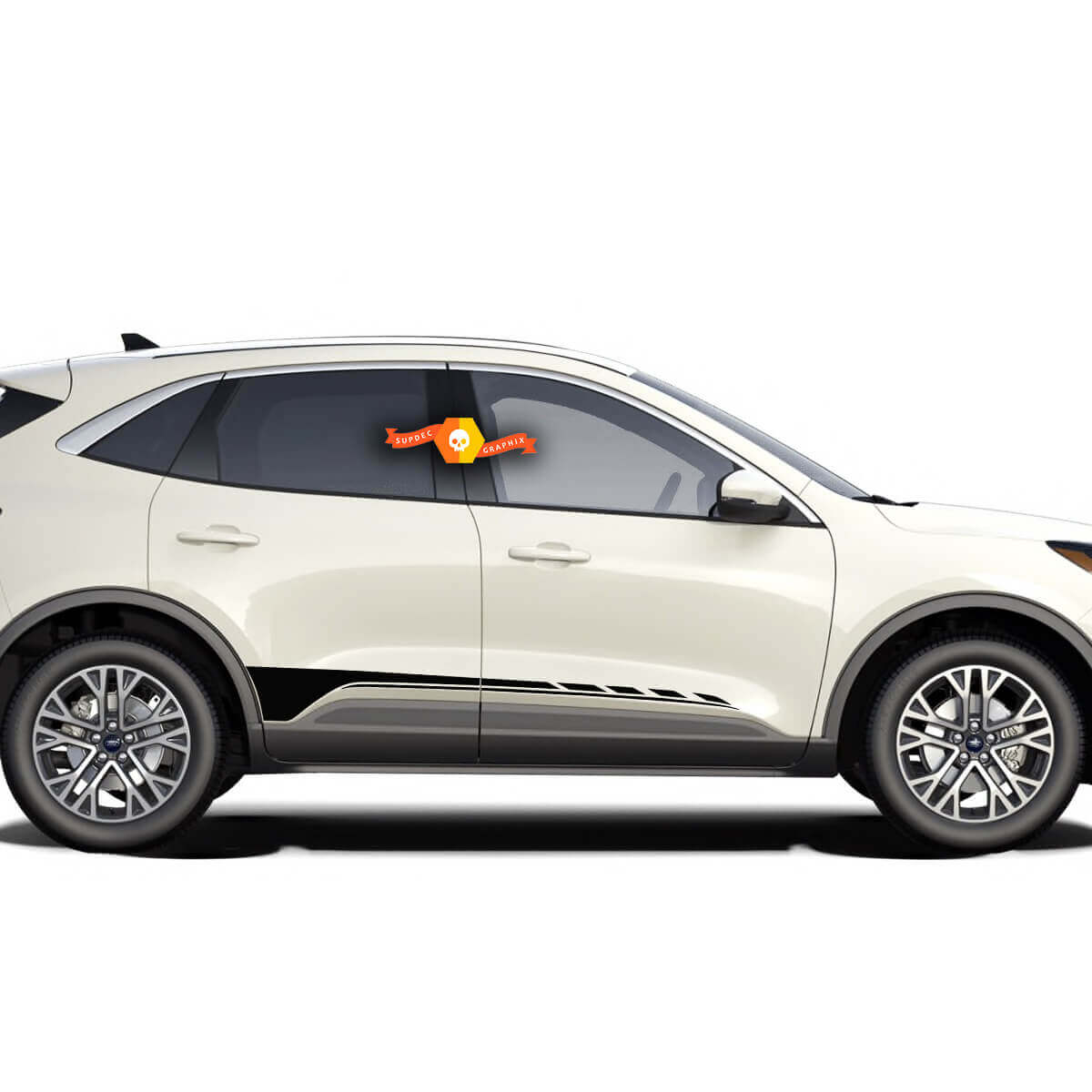 Musclecar Escape 2020 - 2022 Kit adesivo in vinile per strisce laterali delle porte - Rocker panel Sticker Graphic
