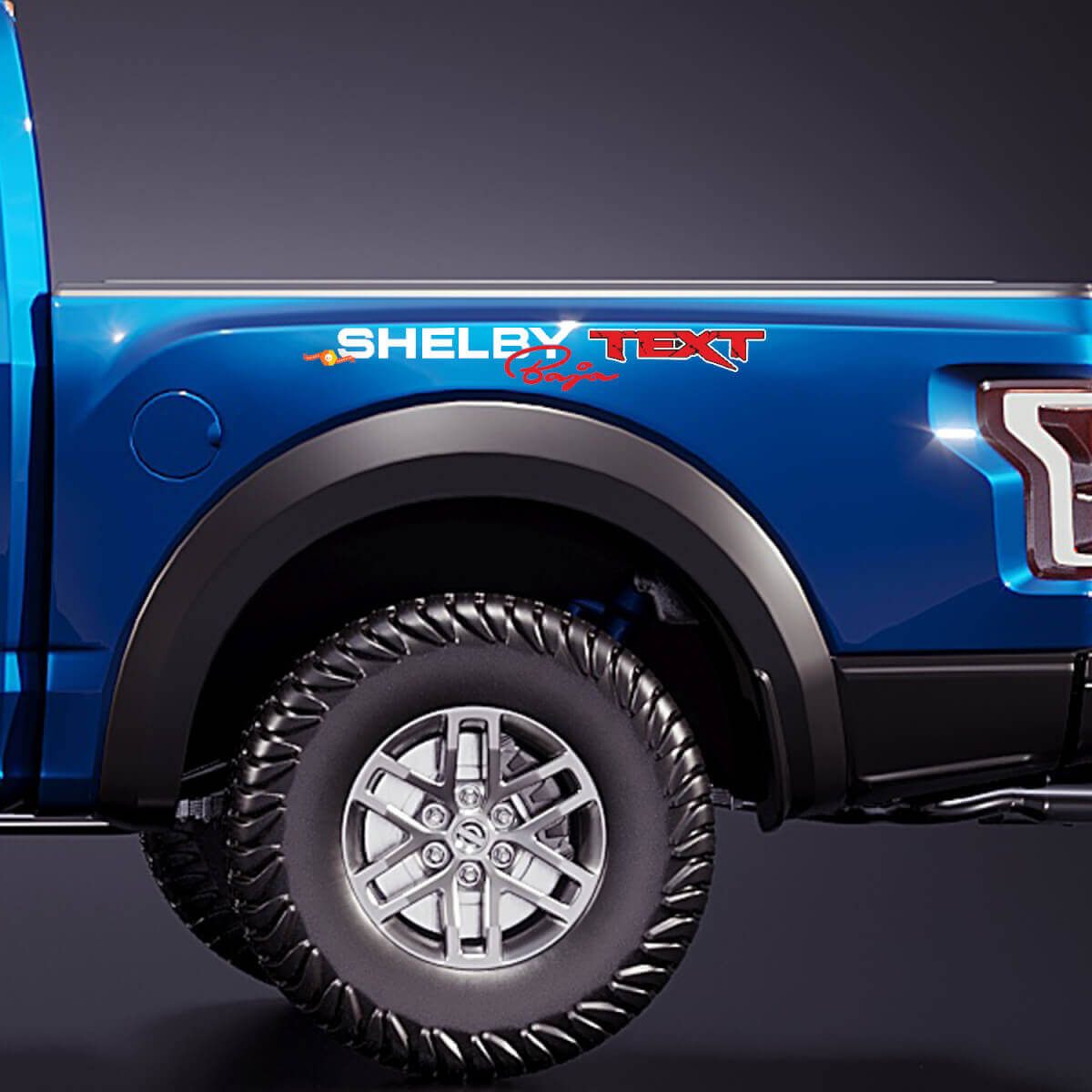 Kit di Adesivi Grafici Laterali con Logo Shelby Baja Edition per Musclecar truck power truck
