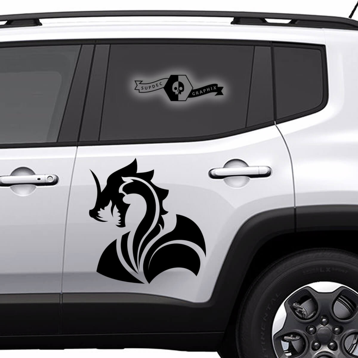 Abbina le porte degli animali di tutte le auto 2022+ nuove auto camion logo Decal Decal Graphic
