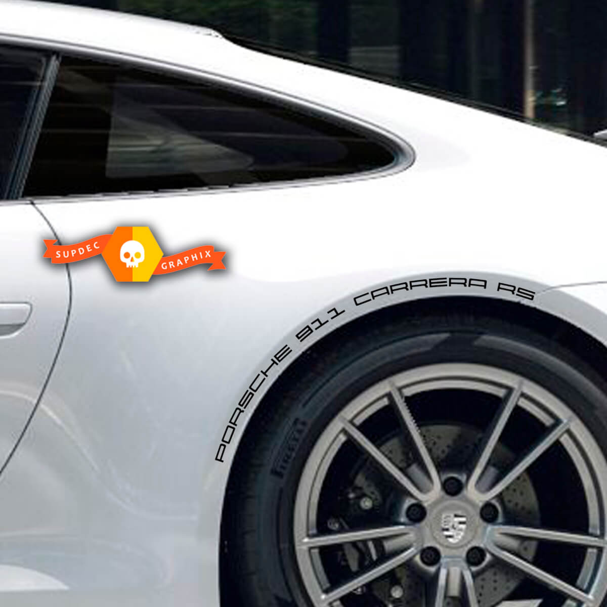 2 Porsche 911Carrera RS Decal Decal Arches Adesivo per decalcomanie