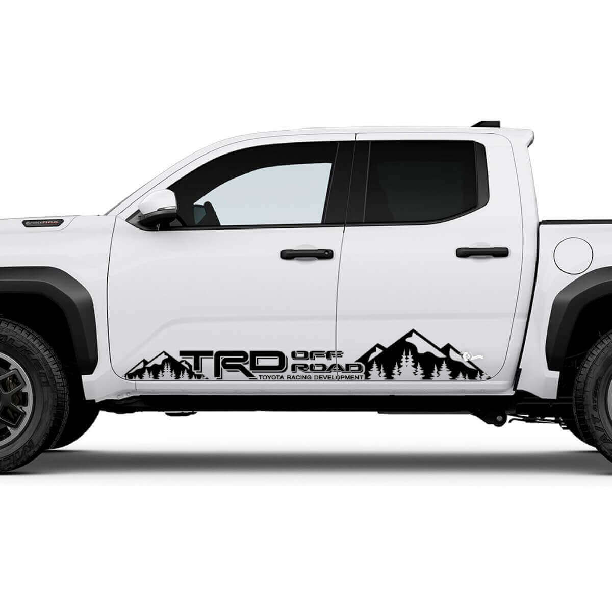 Adesivo in vinile TRD off Road Mountains Side Rocker Panel per Toyota Tacoma