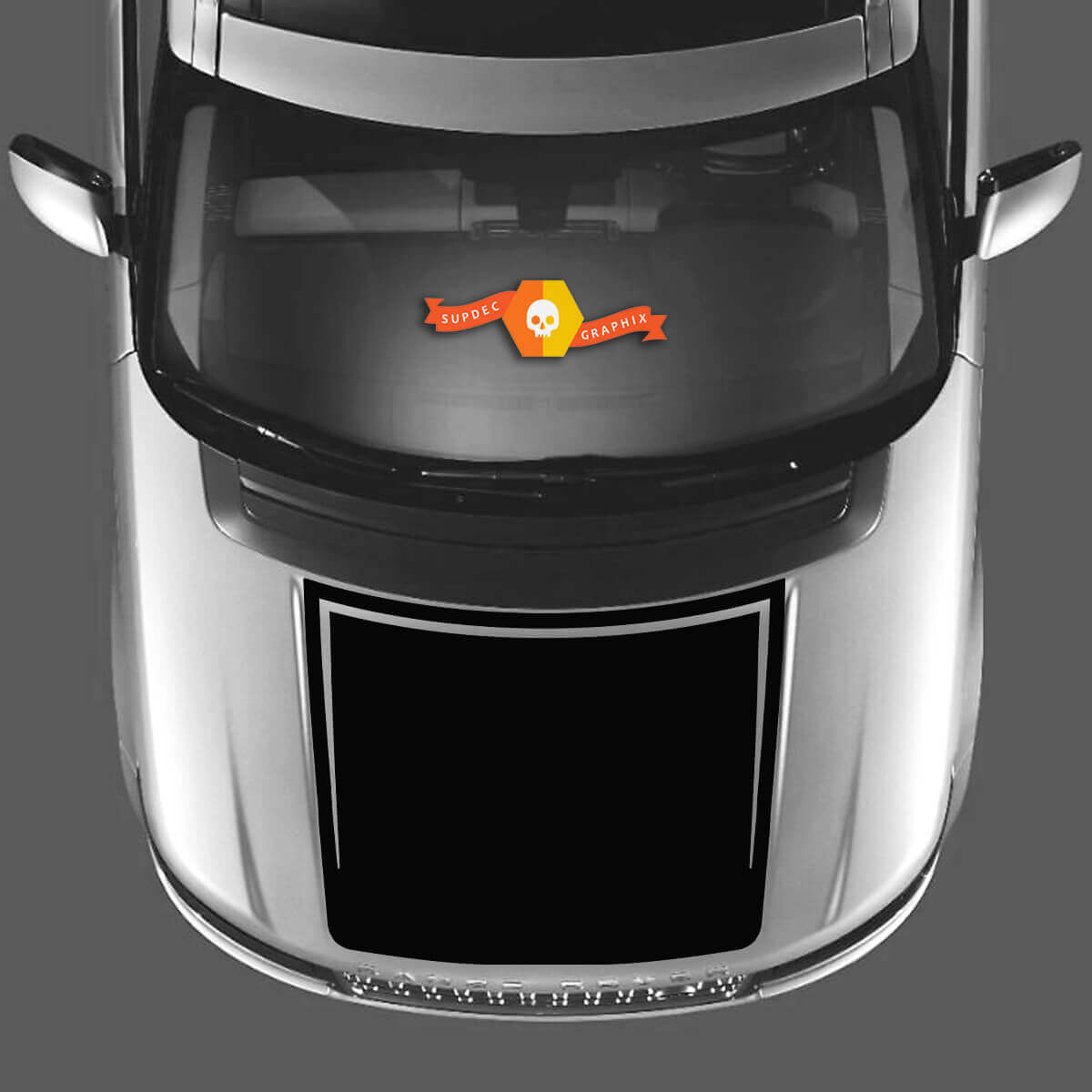 Adesivi per decalcomanie per cofano Kit grafico in vinile per RANGE ROVER Vogue L405 2013 2017
