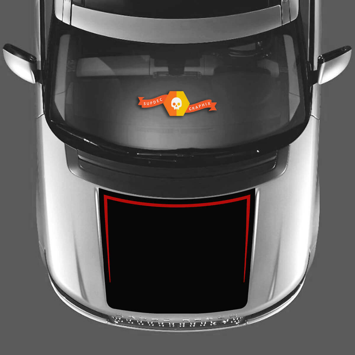 Kit grafico in vinile per adesivi per decalcomanie a 2 colori per RANGE ROVER Vogue L405 2013 2017
