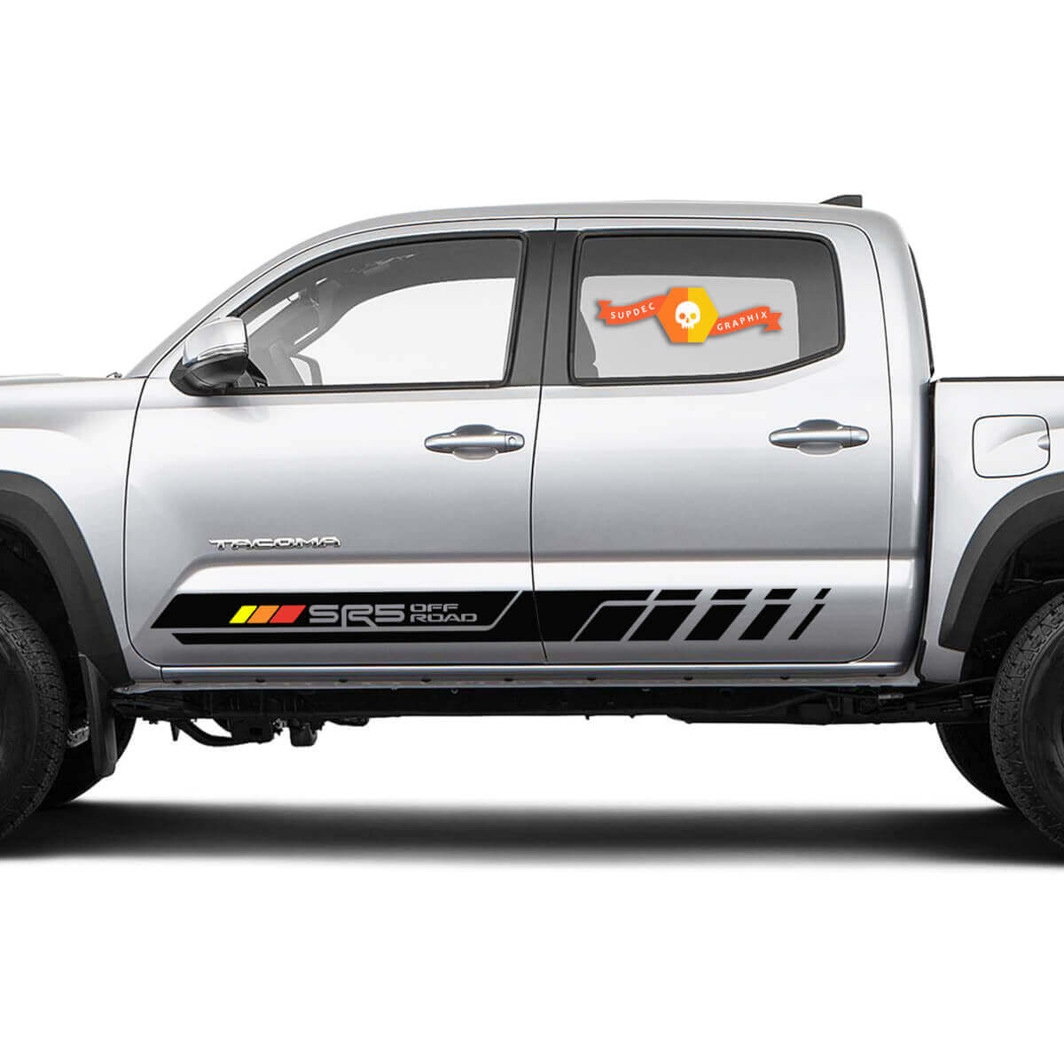 Adesivo in Vinile Strisce Laterali Fuoristrada SR5 per Toyota Tacoma