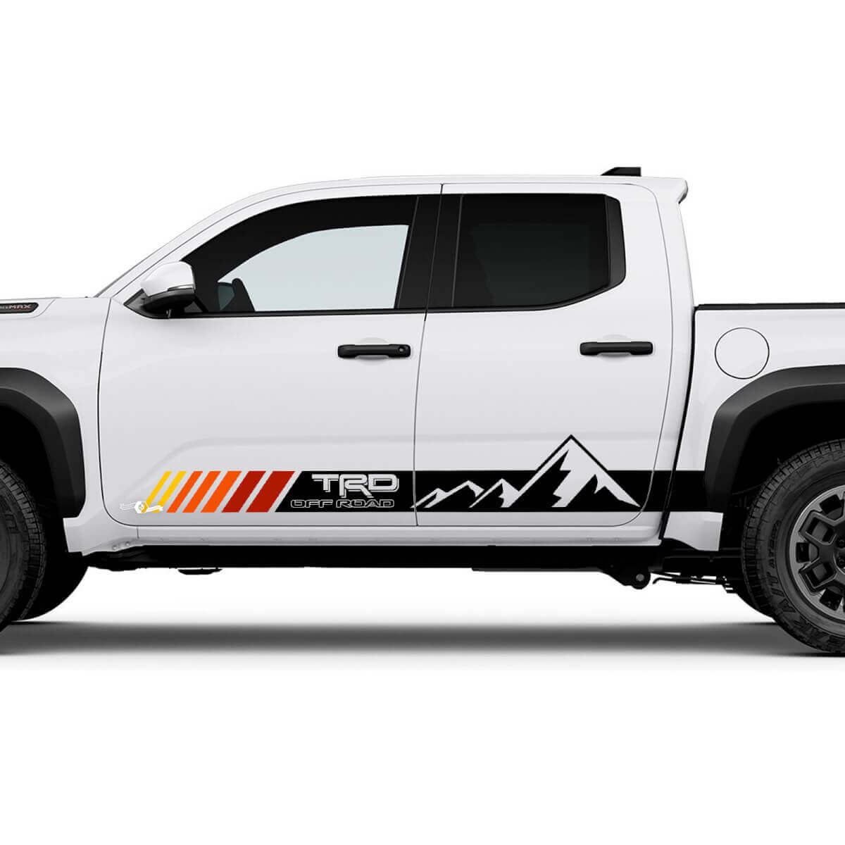TRD Heritage Retro Mountains Side Pannello Decals Adesivi per Toyota Tacoma
