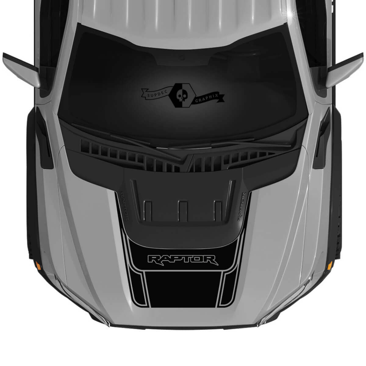 Adesivo Vinilico a Striscia per Cofano Stile SVT per Musclecar F-150 2022+