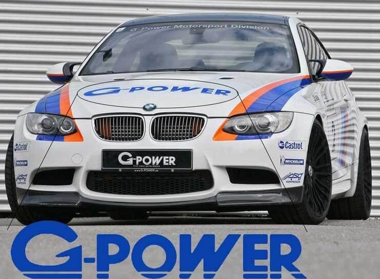 Adesivo Decorativo Cofano Stile G-Power Motorsport per BMW M3 M5 M6