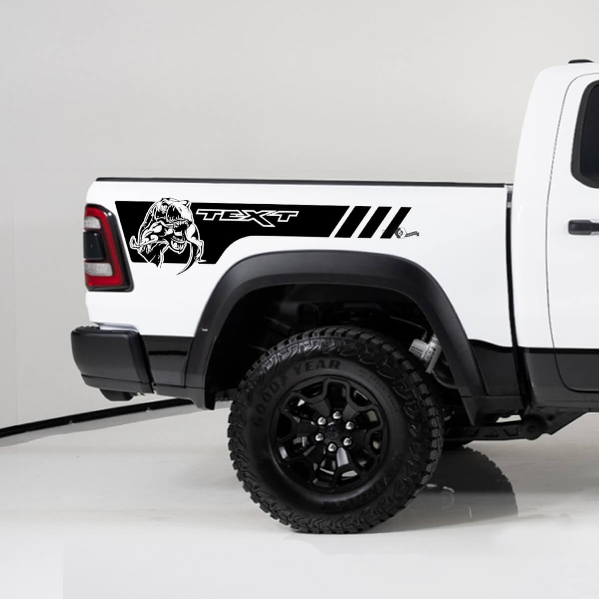 Kit Adesivo Murale Personalizzato Stile TRX per Dodge Ram 1500 TRX Rebel