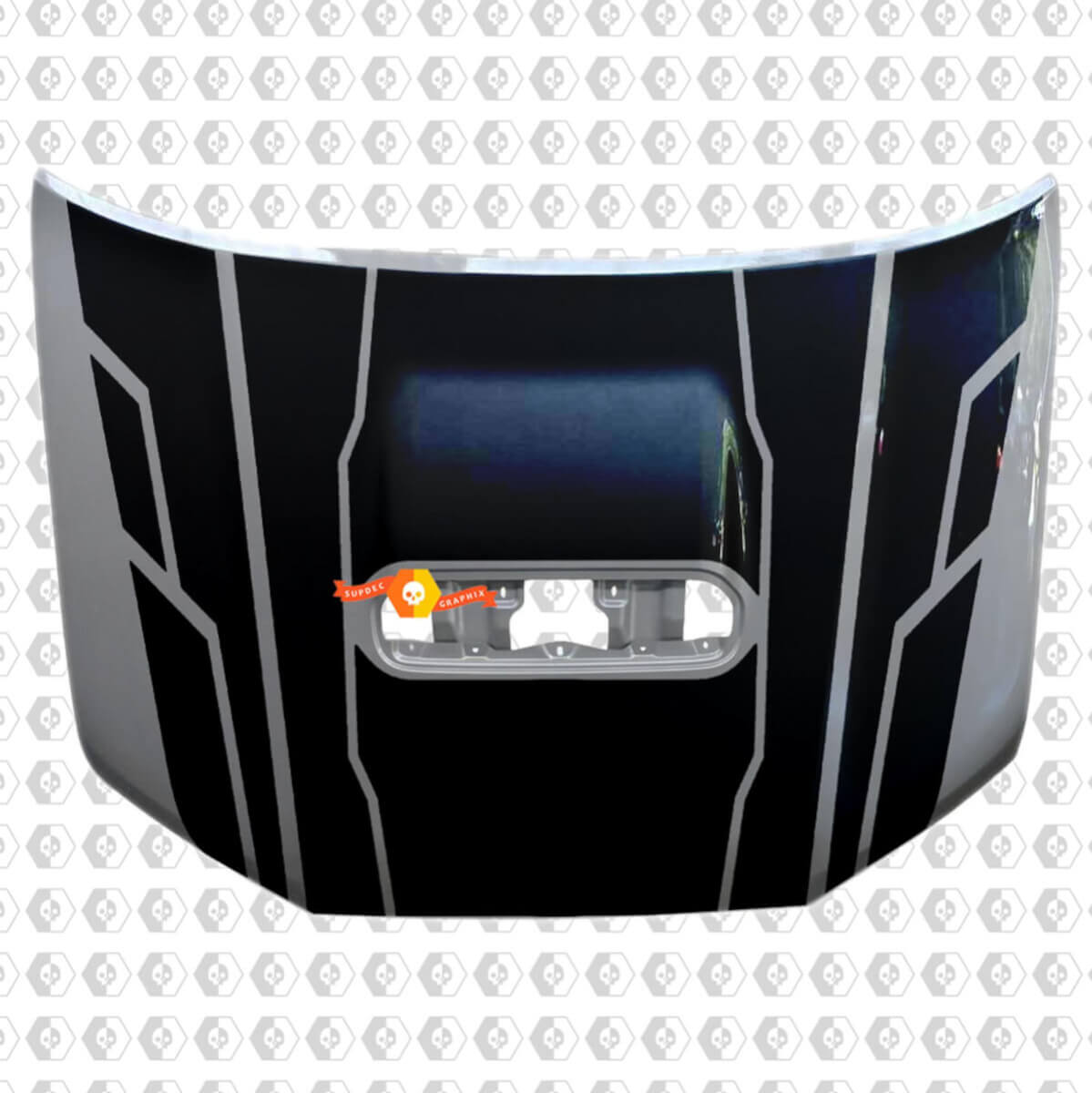 Adesivo per cofano TRD 4Runner con strisce a presa d'aria in vinile adesivo Toyota 4Runner di 5a generazione
