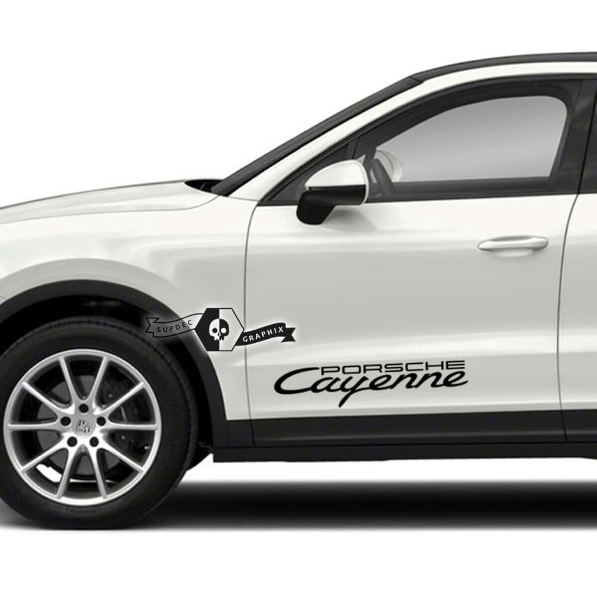 2 nuove Porsche 911 Porsche Carrera Side Line Stripes Kit adesivi per porte