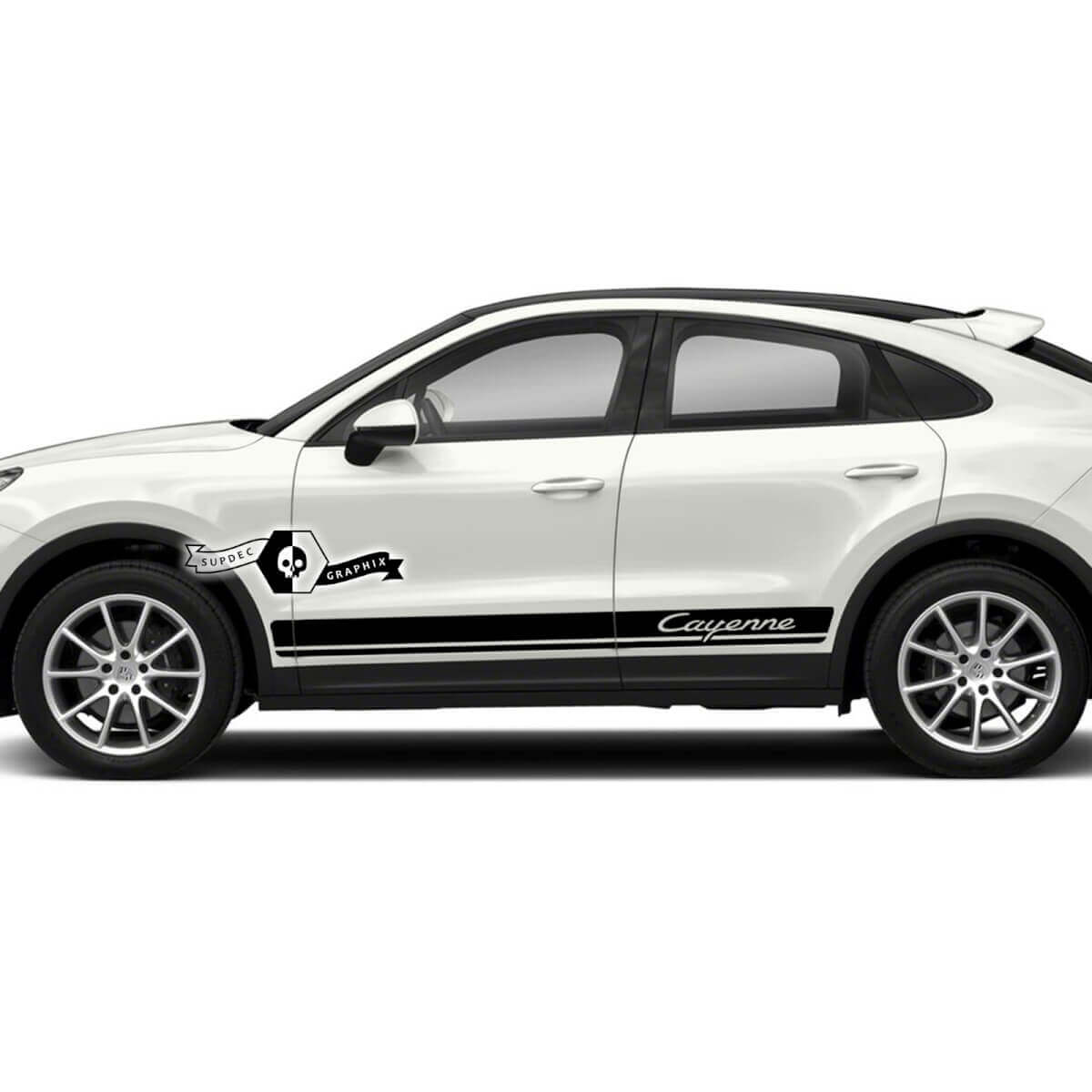 Adesivi per decalcomanie a strisce laterali Porsche Cayenne S GTS Turbo Turbo 2003-2023 presenti