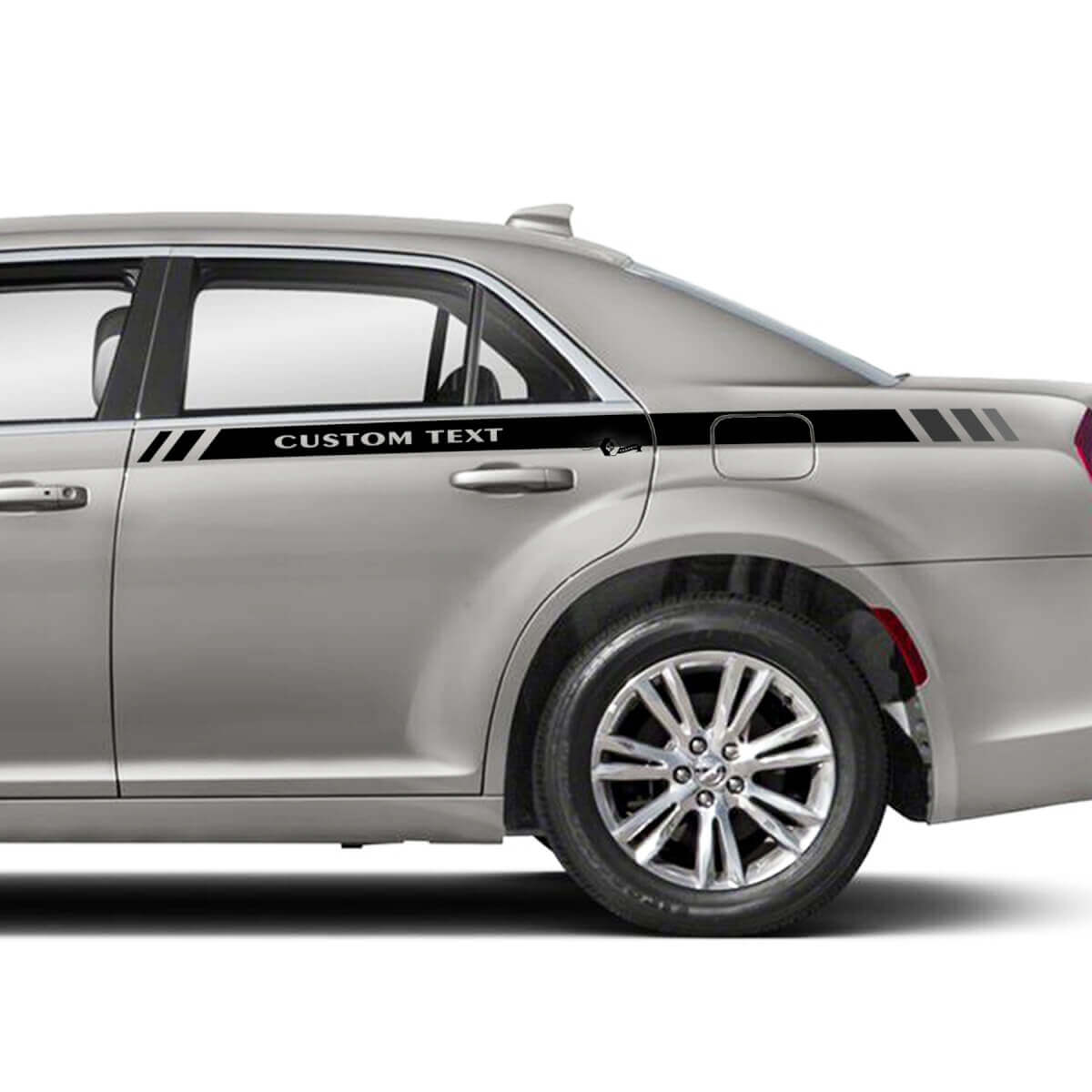 Adesivi in Vinile Personalizzati con Striscia Laterale Posteriore per Chrysler 300