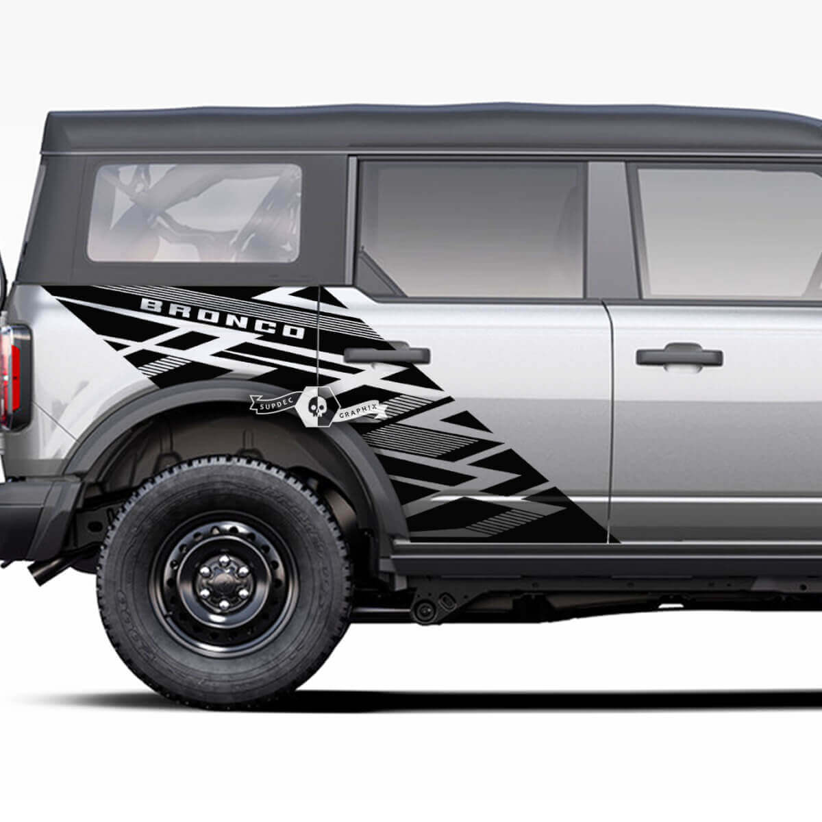 Letti laterali Ford Bronco Fender posteriore grafica SPLASH DORMALS
