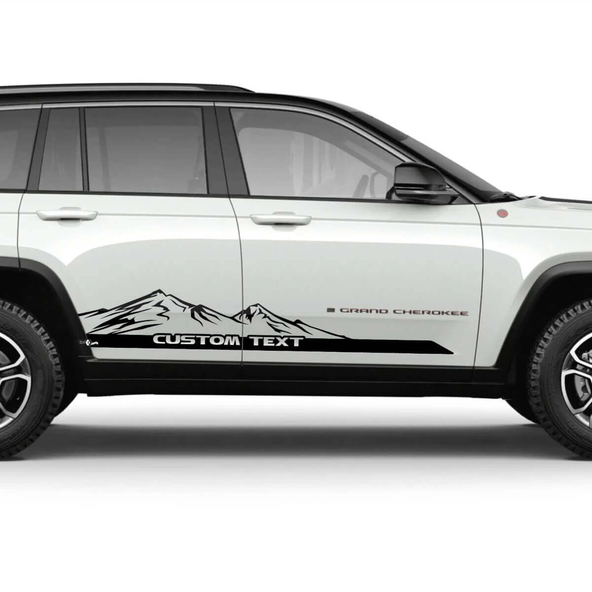 Adesivo in Vinile con Strisce Personalizzate per Porte Mountains per Jeep Grand Cherokee Trailhawk