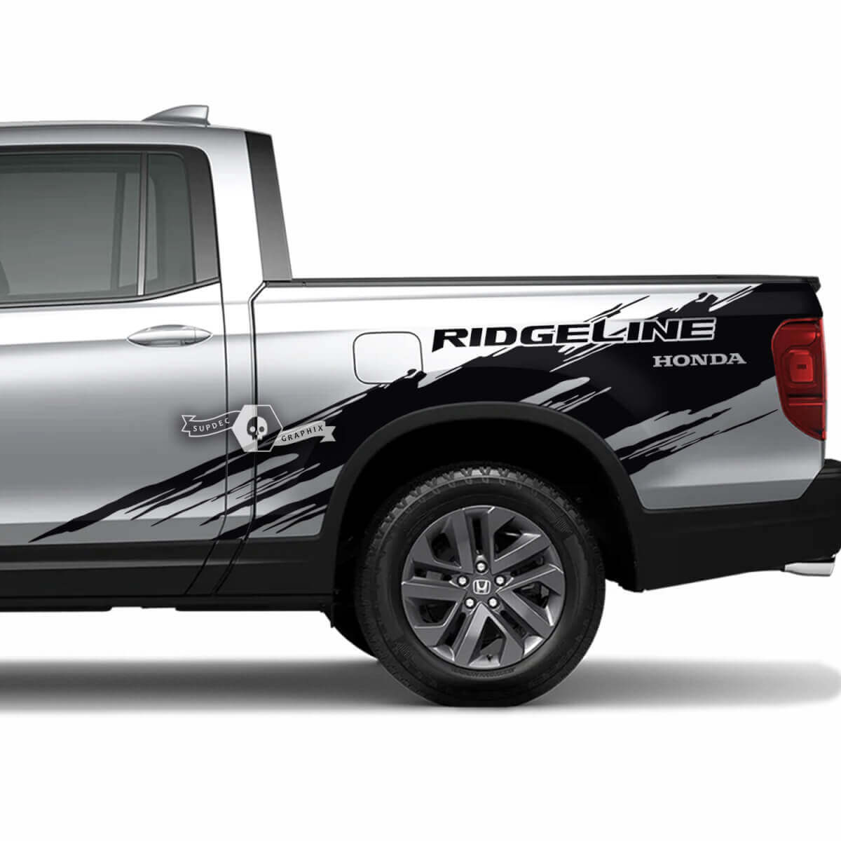 Kit di adesivi laterali in vinile Splash Mud per Honda Ridgeline 2023