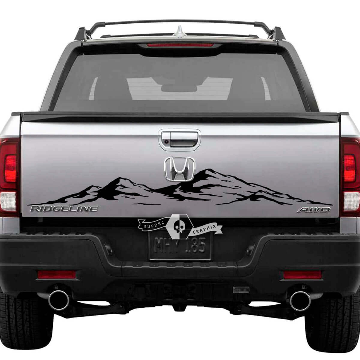 Posteriore HONDA RIDGELINE vinile corpo decalcomania grafica logo emblema logo
