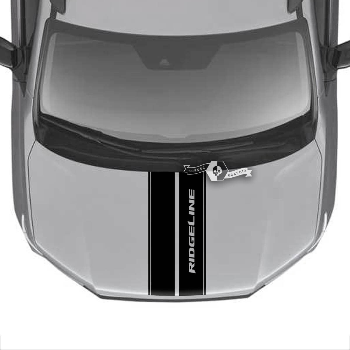 Hood Honda Ridgeline Stripe Logo Vinyl Trim Decal Stickers Grafica adesiva
