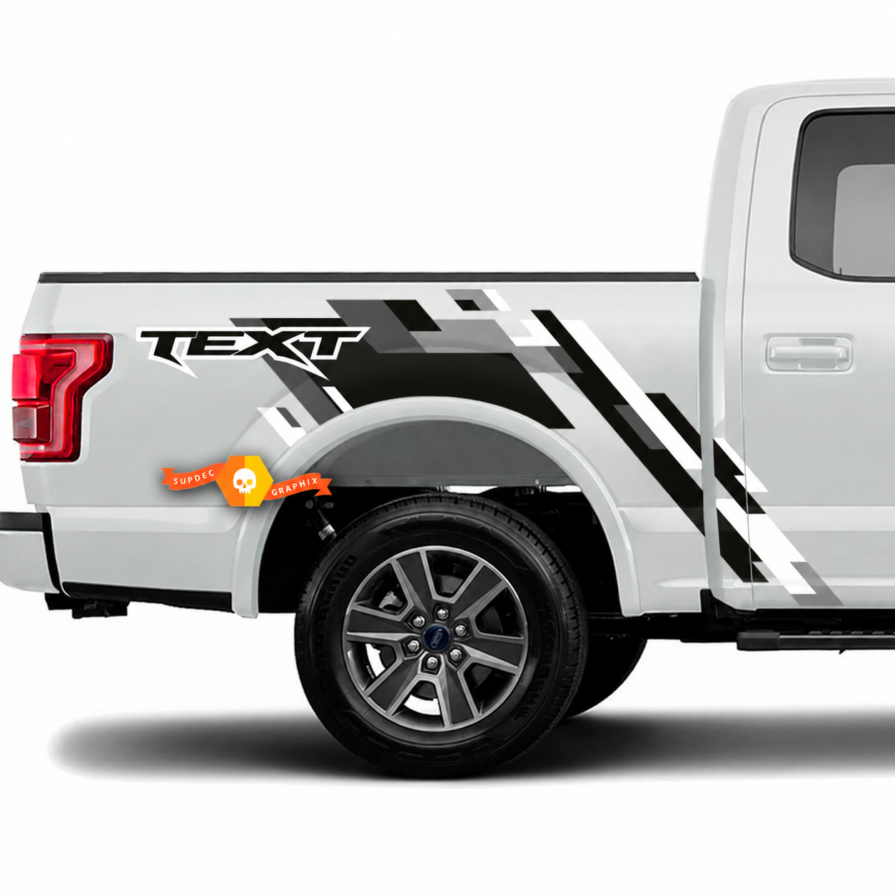Musclecar Ranger truck power truck Adesivo in vinile per decalcomanie laterali e portellone mimetico
