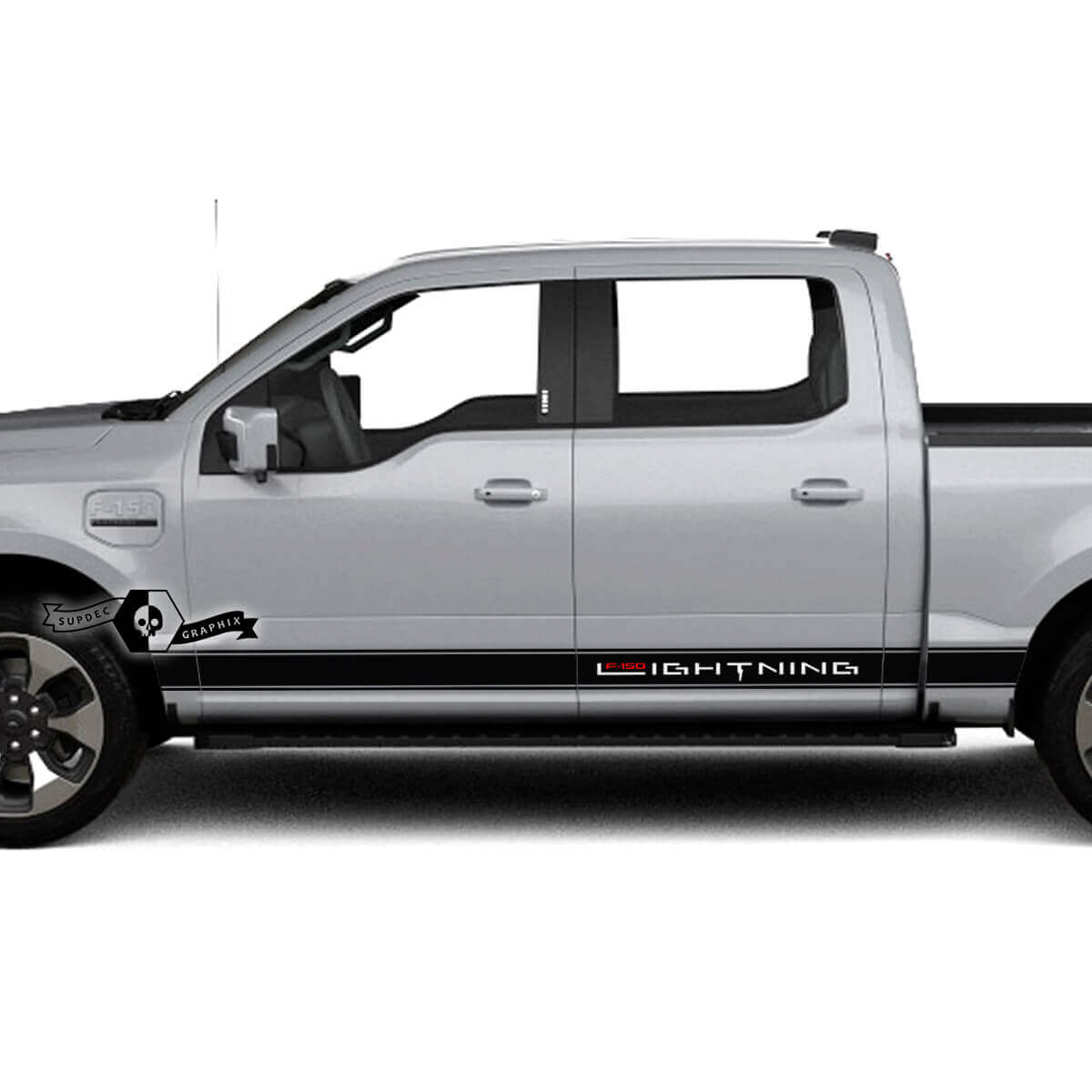 Adesivi Strisce Sottoscocca Lightning Decalcomanie Grafiche in Vinile 2 per Musclecar truck Lightning