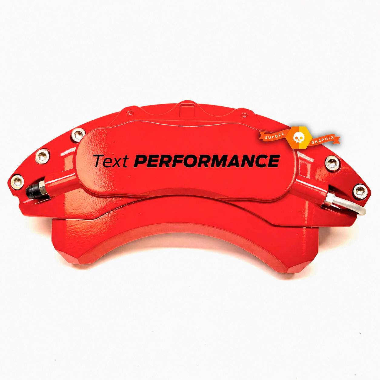 Text PERFORMANCE Single Color Caliper Lettering Universale Adesivo in vinile per Ford