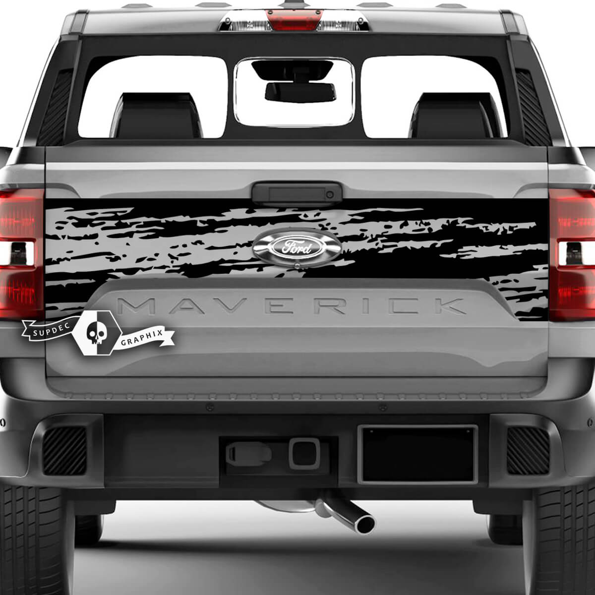 Ford F-150 XLT Maverick portellone Splash Mud grafica adesivi decalcomanie laterali
