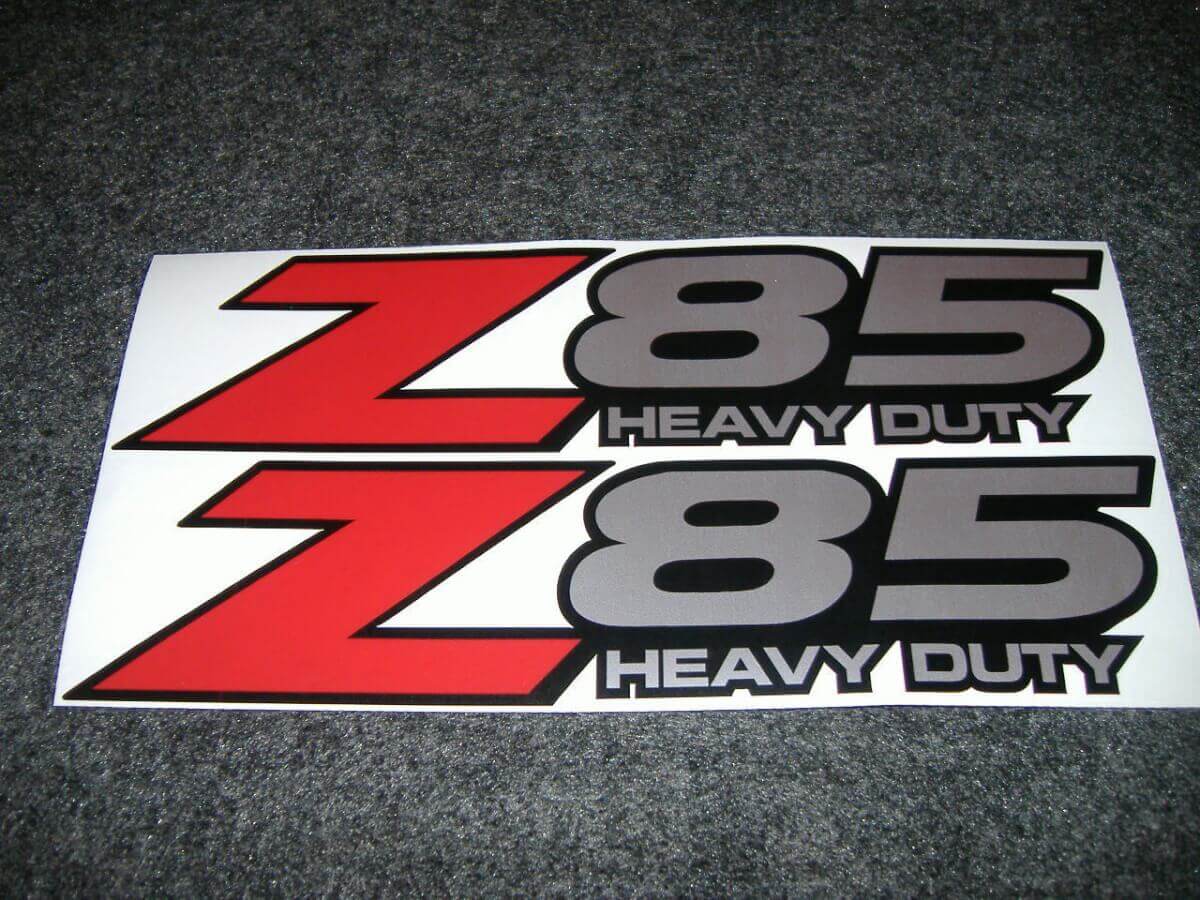 Set di Adesivi in Vinile Rinforzato Z85 per GMC Sierra Yukon Canyon