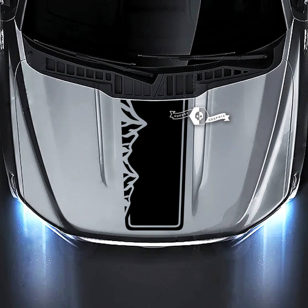 Ford F-150 XL XLT STX LARIAT Rivestimento del cofano Montagne Grafica Decalcomanie Adesivi
