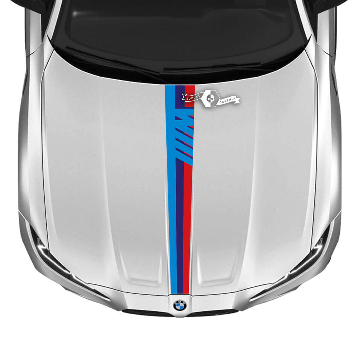 Adesivo in Vinile M Performance Triplo Cofano per BMW M4 M3 G80 G82 G83 2021+