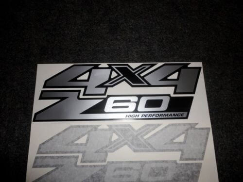 Z60 Adesivo in Vinile 4x4 ad Alte Prestazioni per GMC Sierra Yukon Canyon