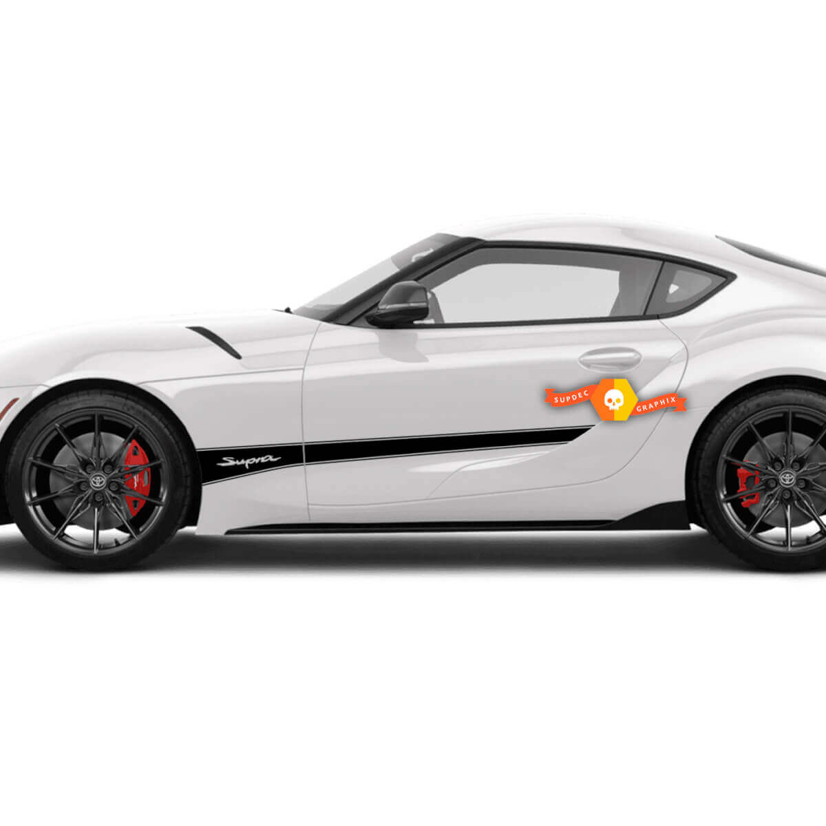 Toyota Supra MKV A90 A91 porte strisce laterali grafica decalcomanie adesivi
