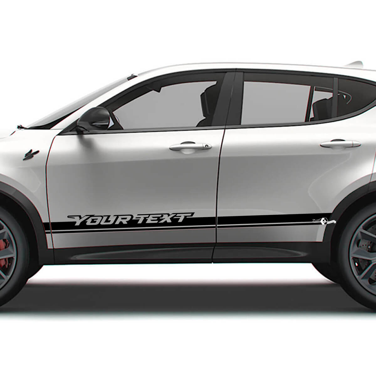 Strisce Laterali in Vinile Personalizzate Decorate per Dodge Hornet