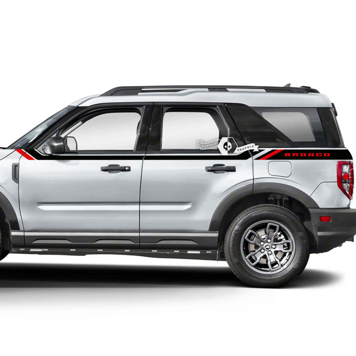 2 adesivi per decalcomanie per rivestimento parafango laterale Musclecar horse, 2 colori
