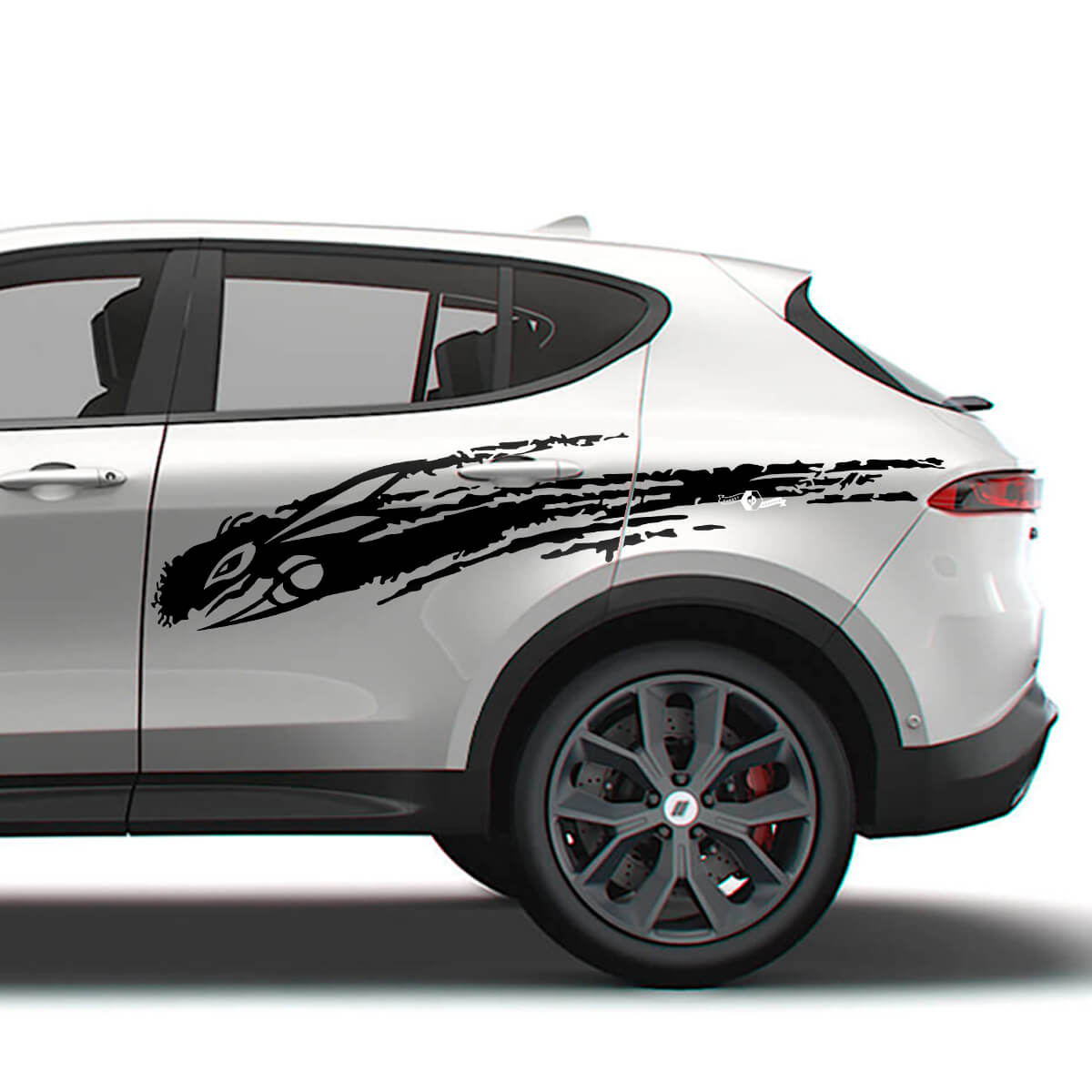 Kit di Adesivi Laterali con Spruzzata di Fango e Logo Hornet per Dodge Hornet