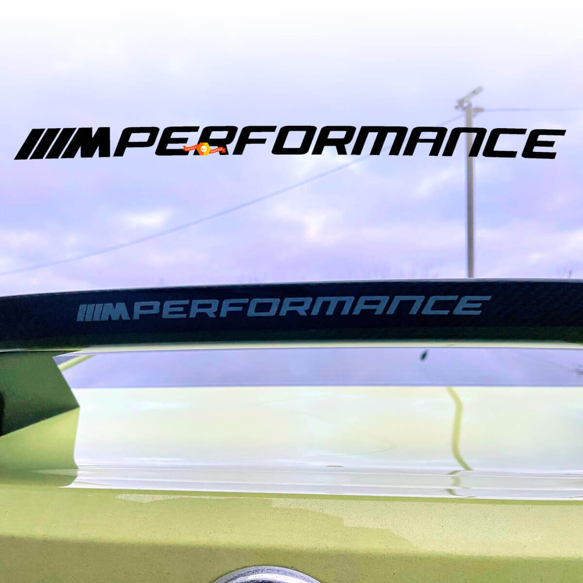 Adesivo in Vinile per Spoiler Posteriore Stile M Performance per BMW G80 G82