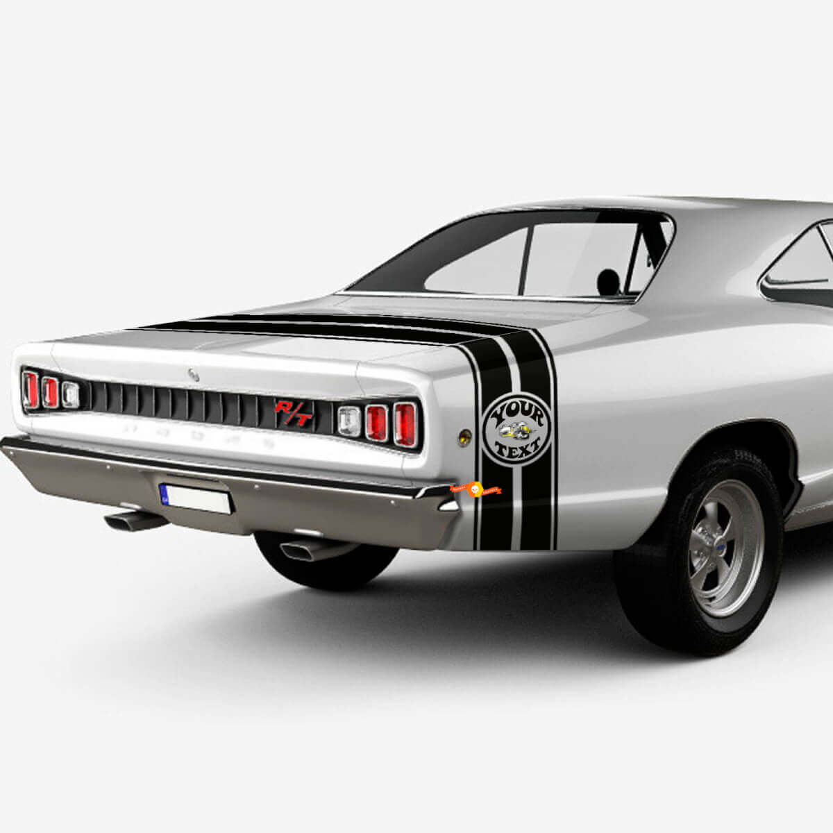 Adesivo in vinile a striscia posteriore laterale Super Bee per Dodge 1969