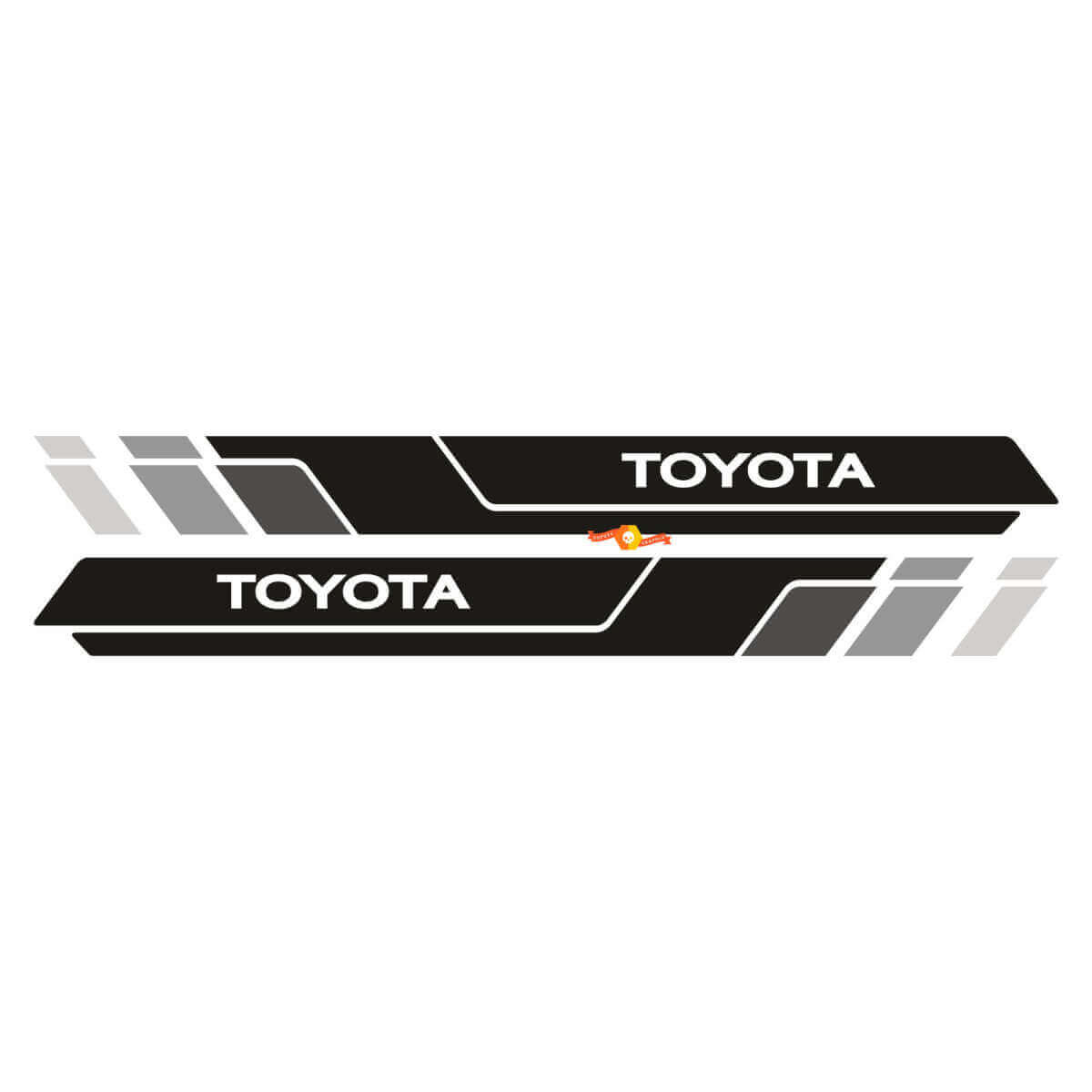 2 Toyota Tacoma Side Stripes Stripes Pannello di bilanciere adesivi in ​​vinile Kit di decalcomanie per Toyota Tacoma
