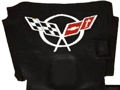 Adesivo in vinile con logo per cofano Chevrolet Corvette C5